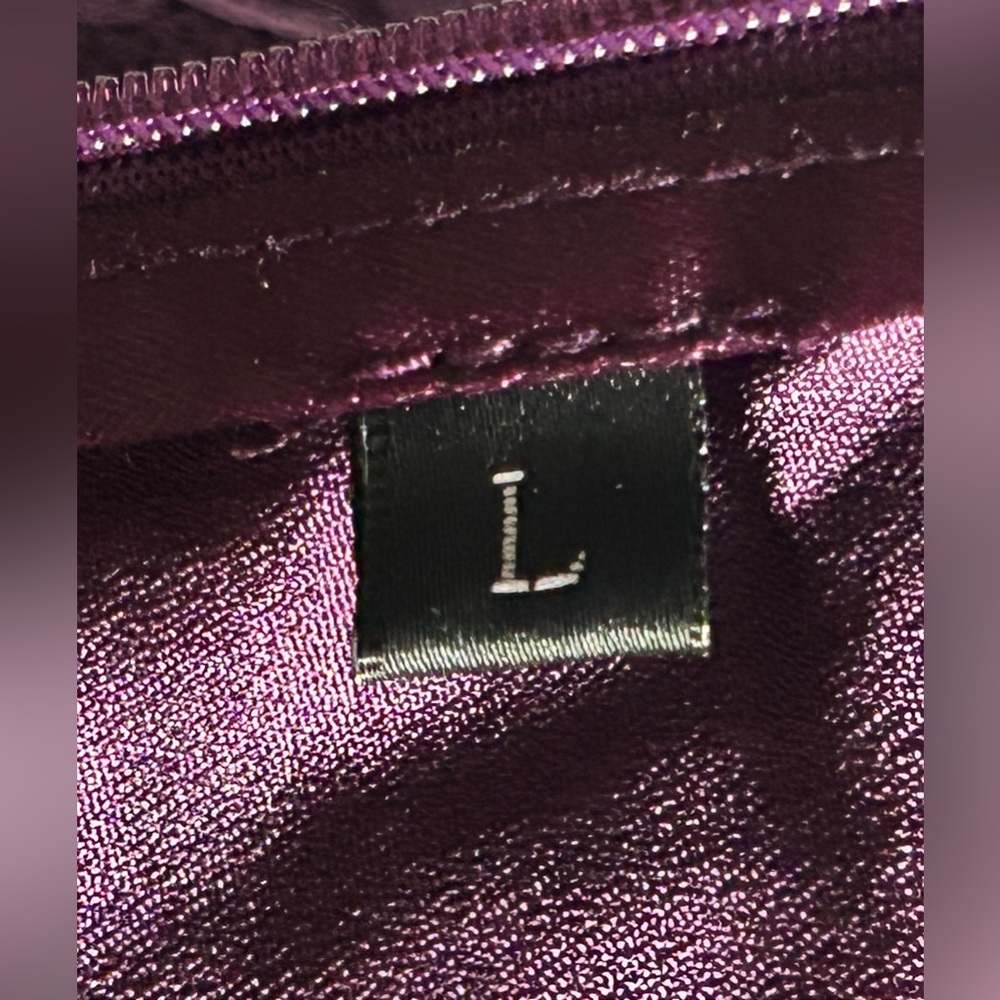 Unknown Knee Length Dress - L - Purple - Used - Picture 3 of 3
